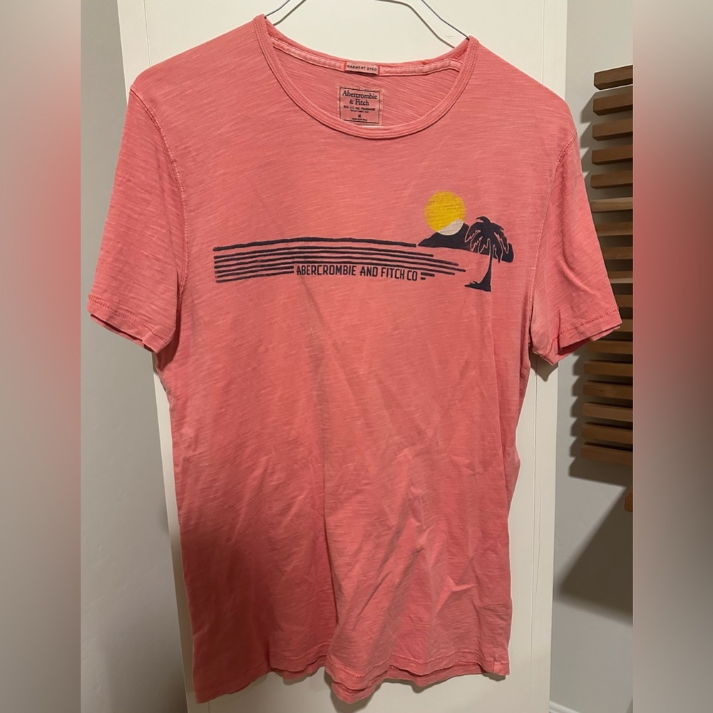 A&F Men’s Garment-Dyed Graphic Tee